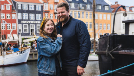 Kaitlin og Anders i København